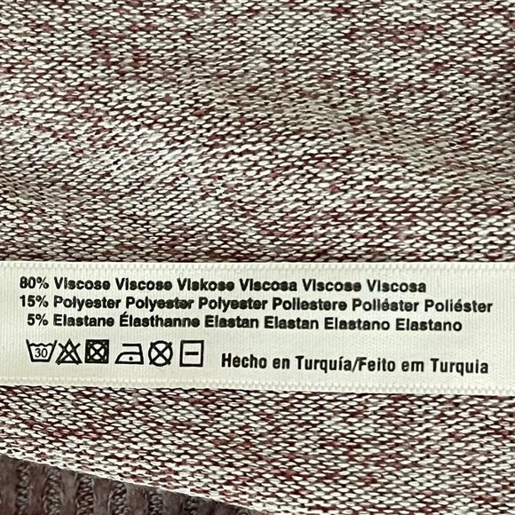 Saturday Sunday Anthropologie Medium Payton Brushed Fleece Waist Tie Swe… - Picture 5 of 6